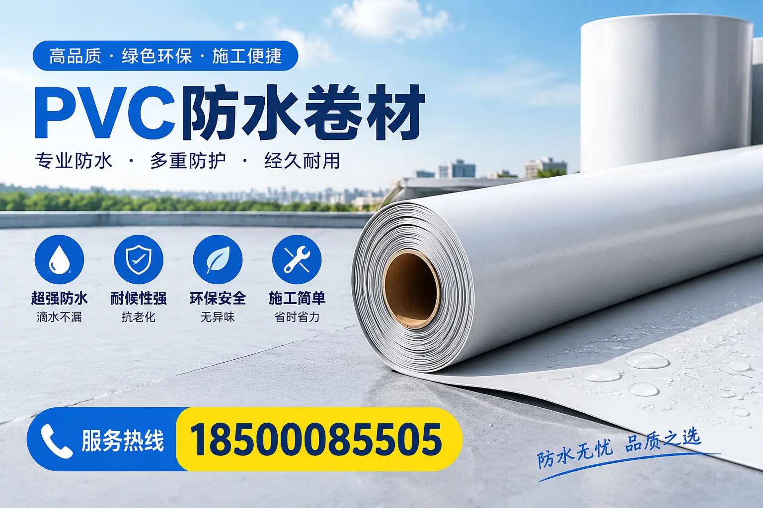 选用PVC防水卷材时需要避开的常见误区，特别是在海南